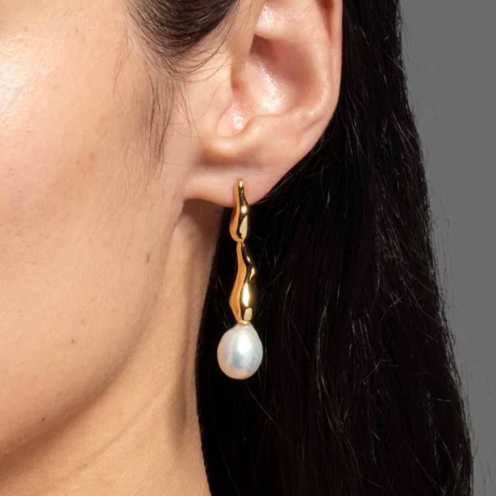 ALEXIS BITTAR - Perla Freshwater Pearl Drippy Earring